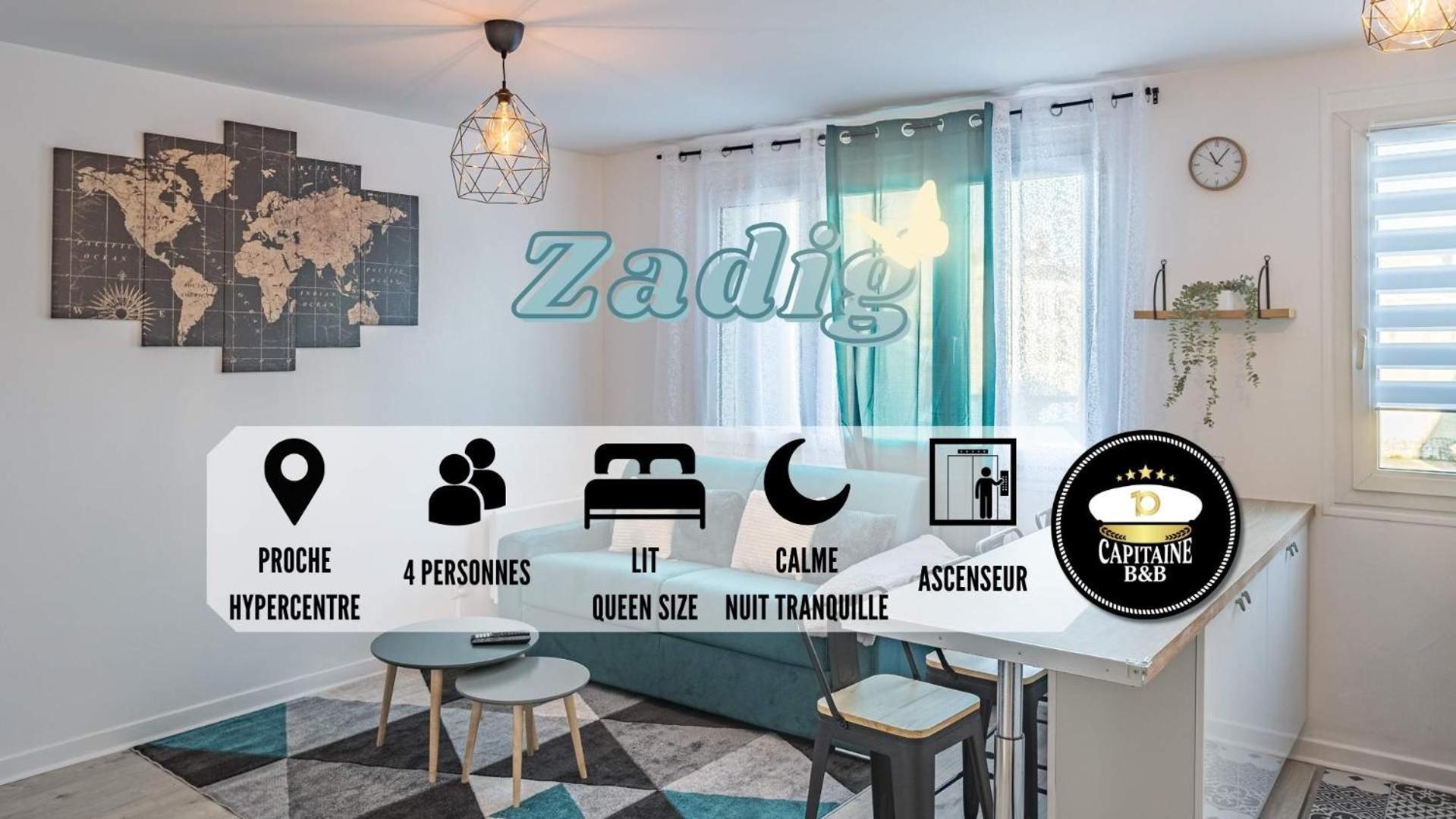 Zadig - Proche Hypercentre - 4 Pers. Apartment Troyes Ngoại thất bức ảnh